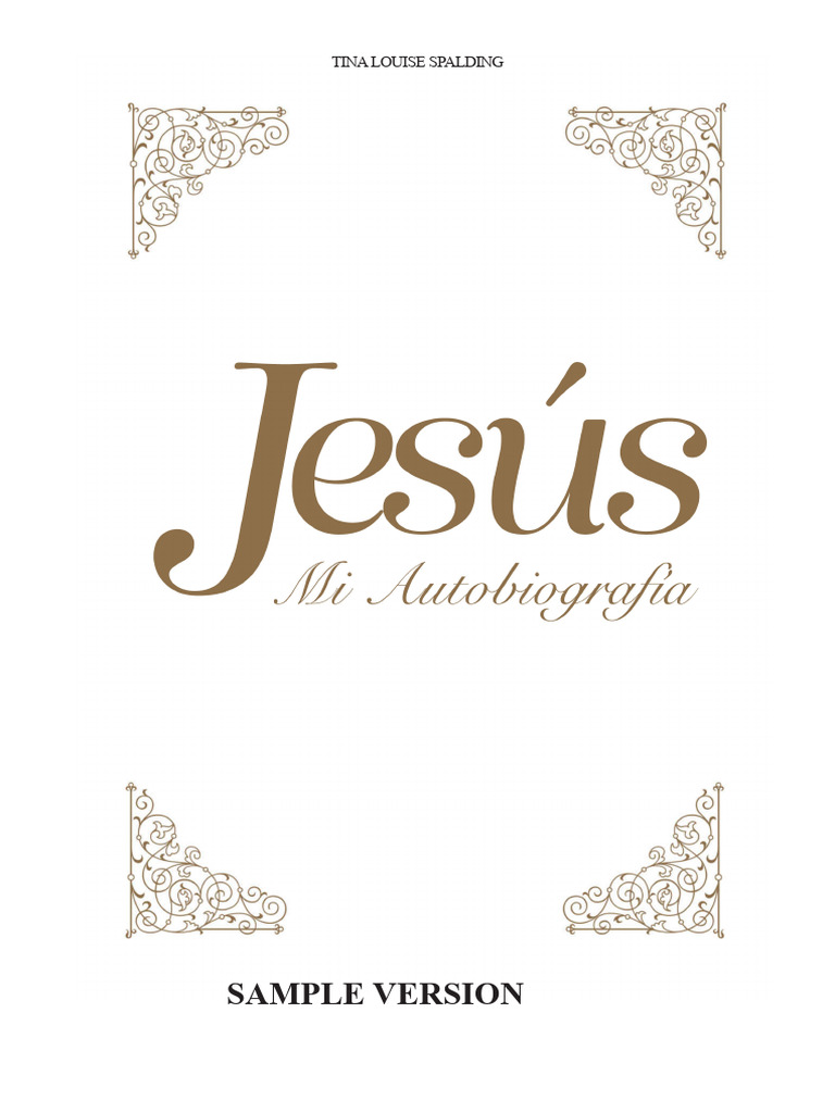 Jesus: My Autobiography Excerpt | PDF | Love | Thought