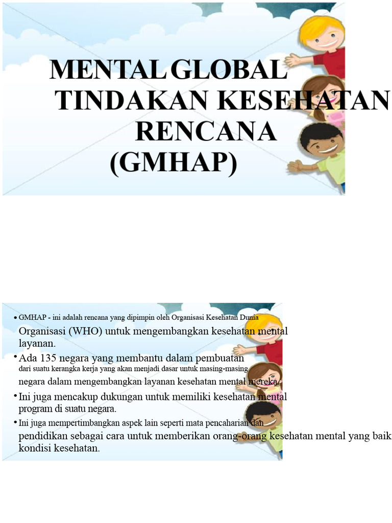 Rencana Kesehatan Mental Global WHO | PDF