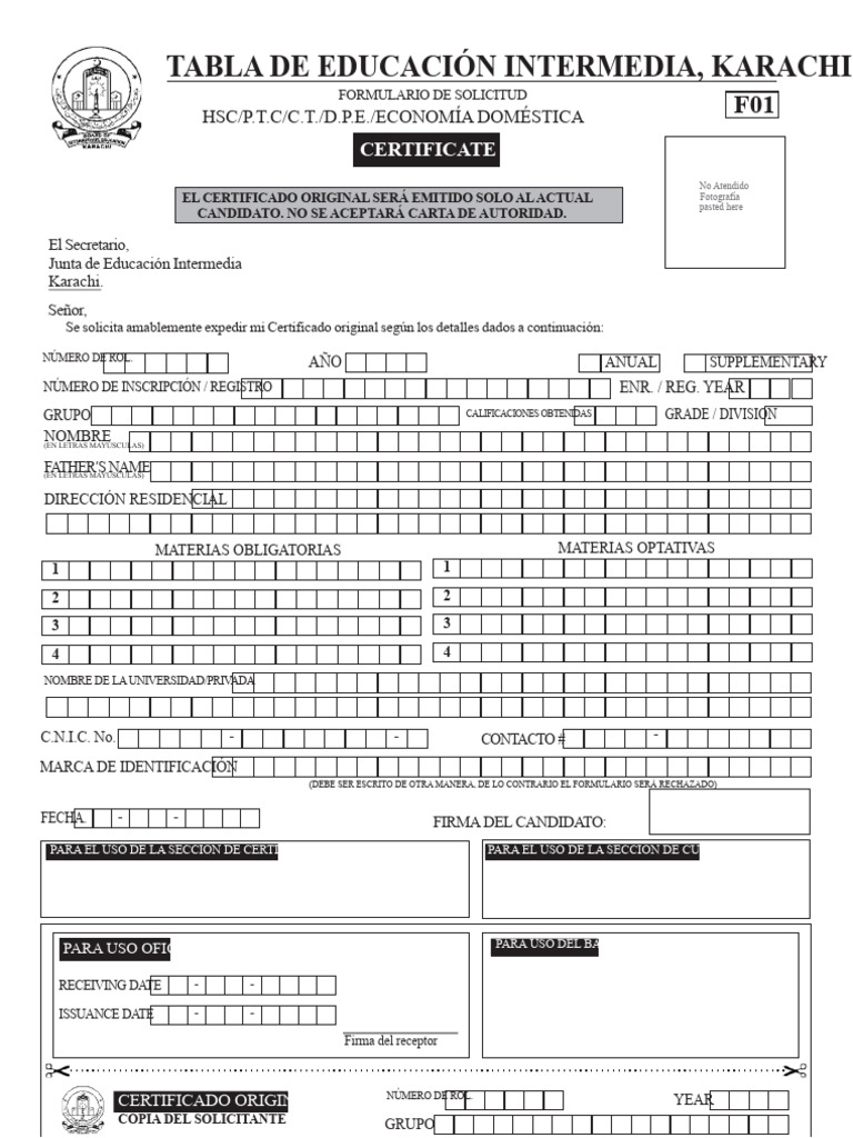 Certificado Formulario Final | PDF