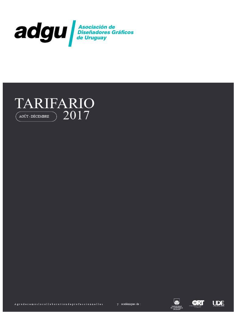 Tarifs de services de design graphique | PDF