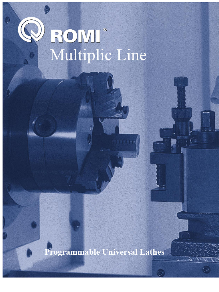 Romi Multiplic Line Lathes Overview | PDF | Belt (Mechanical ...