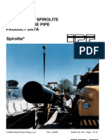 ASTM F-894 High-Density Spirolite Polyethylene Pipe Product Data Spirolite