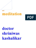 Stress and Meditation DR Shriniwas Kashalikar