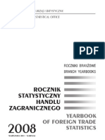Rocznik Statystyczny Handlu Zagranicznego 2008r