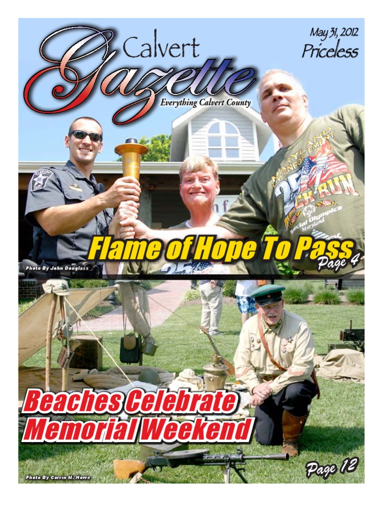 2012-05-31 Calvert Gazette | PDF | Prince Frederick | Calvert County