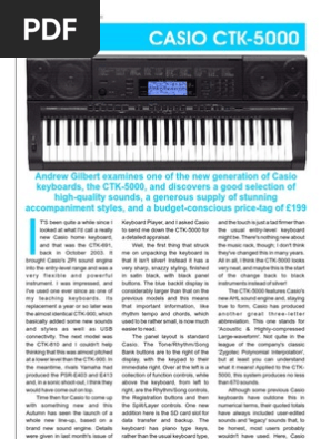 Casio Ctk 5000 Specifications - World of Watches