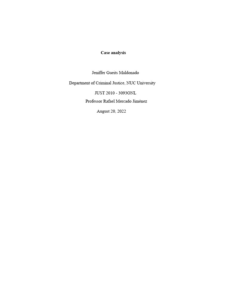 Murder Case Rights Violation Analysis | PDF | Trials | Justice