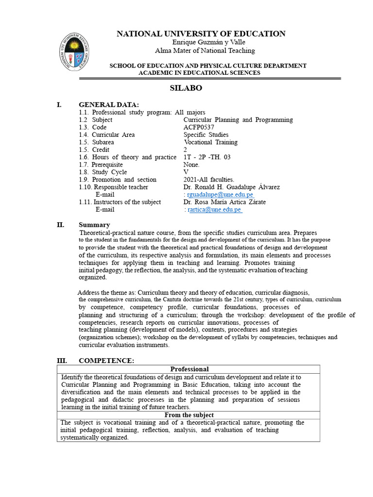 Curriculum Planning and Programming Guide | PDF | Curriculum | Teachers