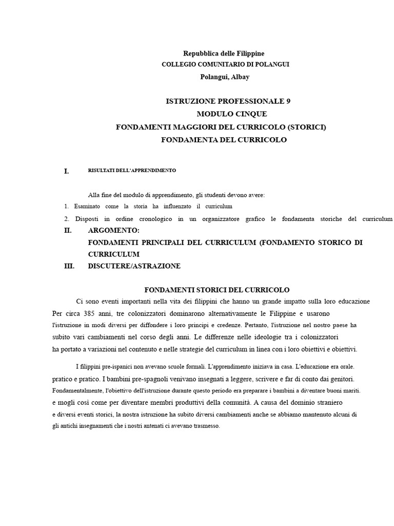 Prof Ed 9 Modulo 5 | PDF