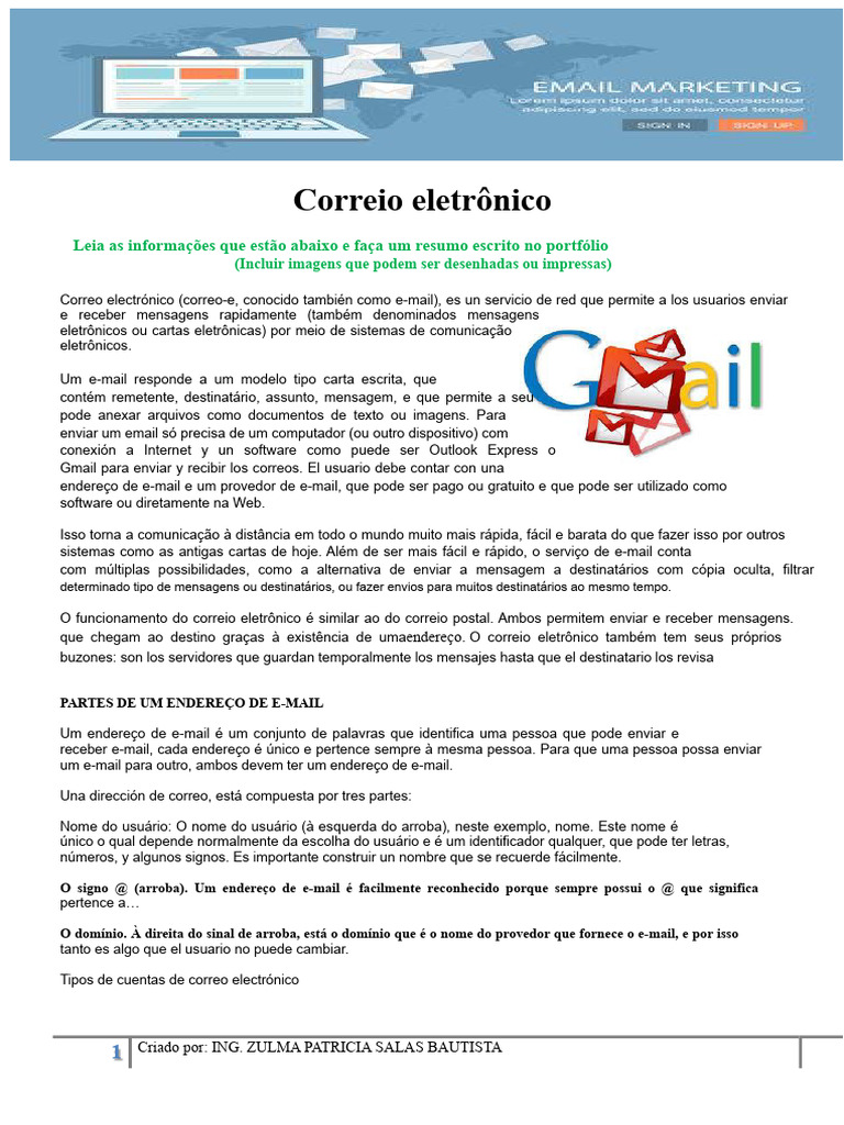 Guia Completo sobre Correio Eletrônico | PDF | Gmail | Ciberespaço