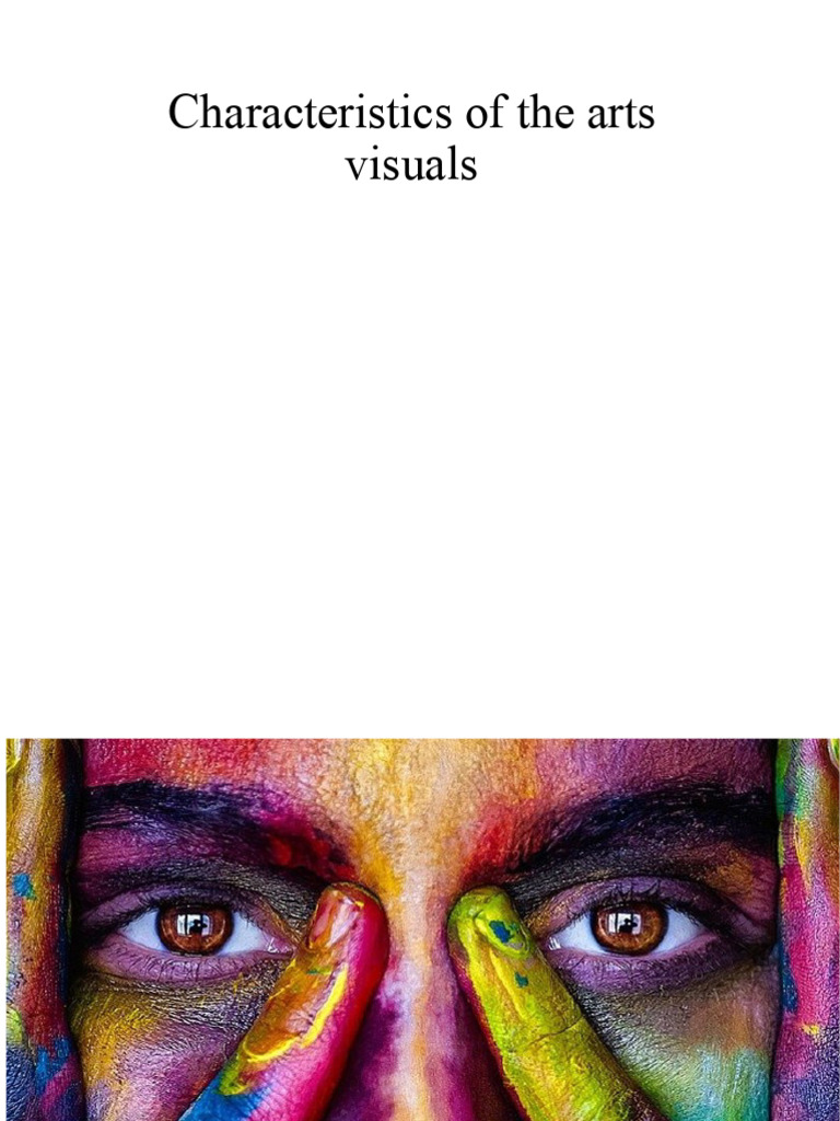 Types and Characteristics of Visual Arts | PDF | The Arts | Paintings