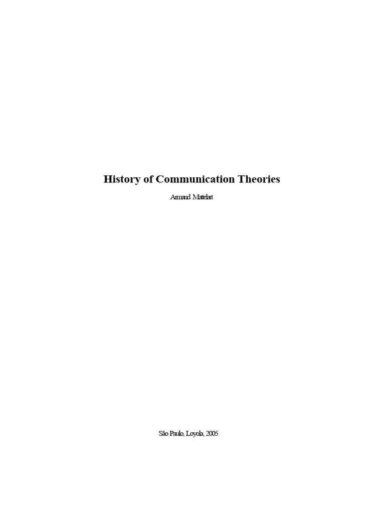 Overview of Communication Theories | PDF | Semiotics | Sociology