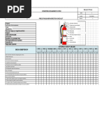 Fire Fighting Equipment Inspection Checklist | PDF