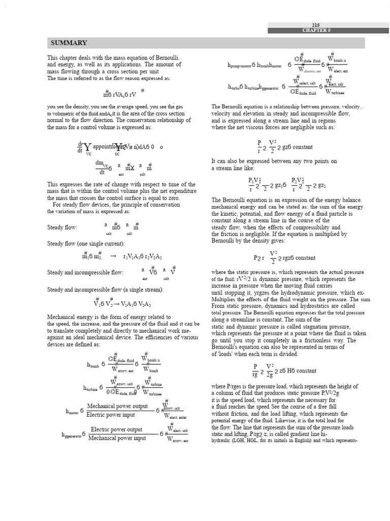 Bernoulli's Equation and Mass Flow Analysis | PDF | Fluid Dynamics ...
