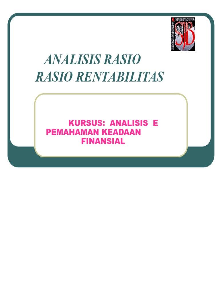Analisis Rasio Rentabilitas Perusahaan | PDF