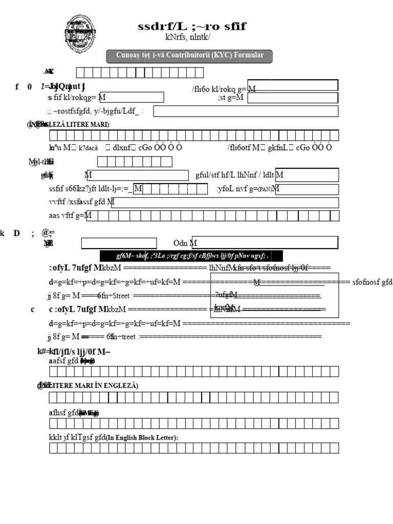 Formular KYC EPF | PDF
