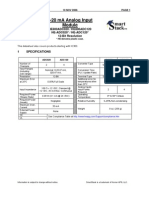 4-20 Ma Analog Input: HE800ADC020 / HE800ADC120 HE-ADC020 / HE-ADC120 12-Bit Resolution