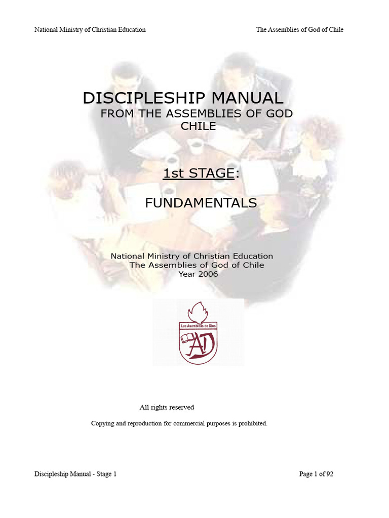 Discipleship Manual: Stage 1 Fundamentals | PDF | Jesus | Baptism
