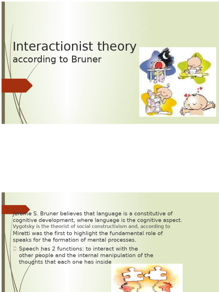 Bruner's Interactionist Language Theory | PDF