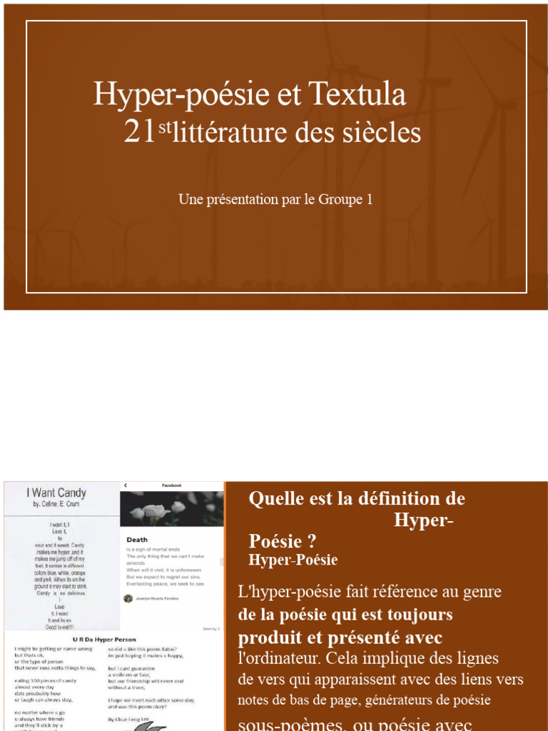 Hyper-Poésie et Textula : Poésie Numérique | PDF | Poésie | Rime dans ...