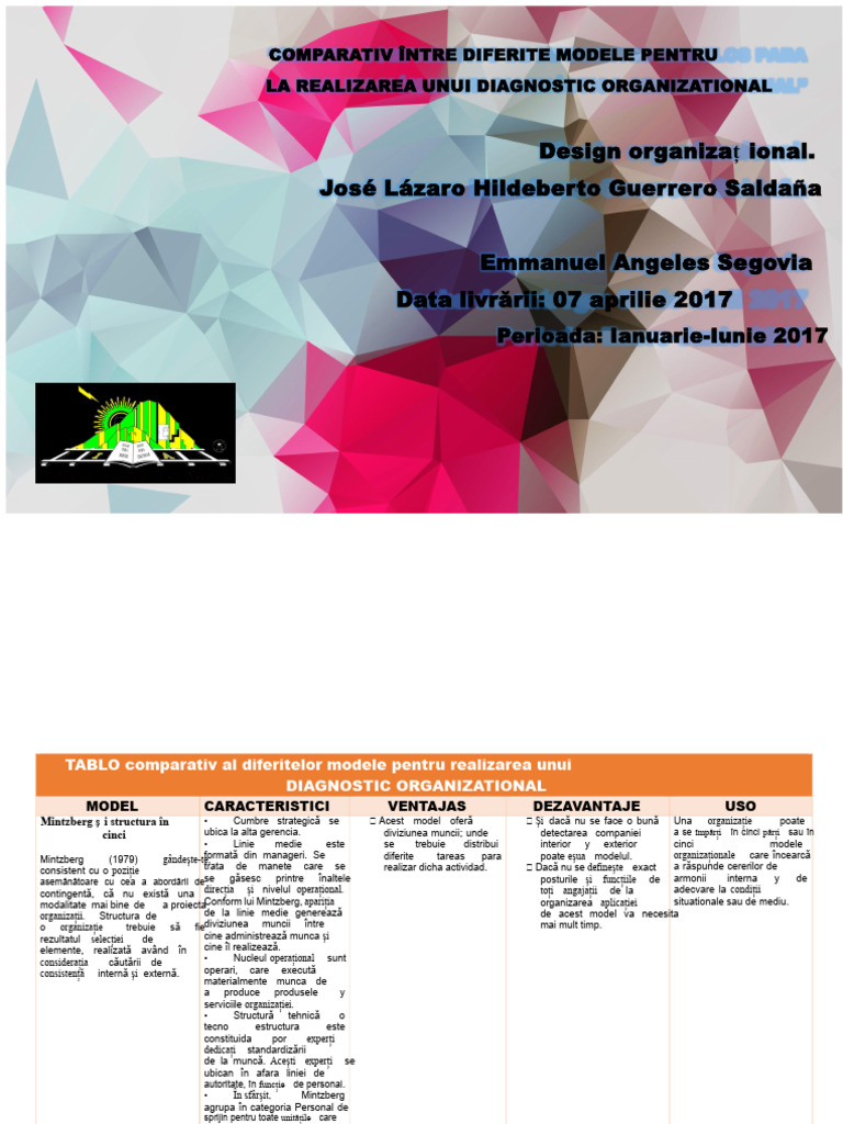 Act23-Tabloul Comparativ Al Diferitelor Modele | PDF