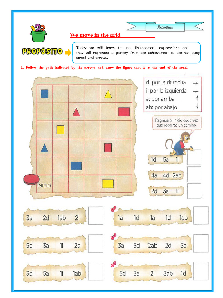 E1 - S2 - Sheet More Session - We - Move - in - The - Grid | PDF