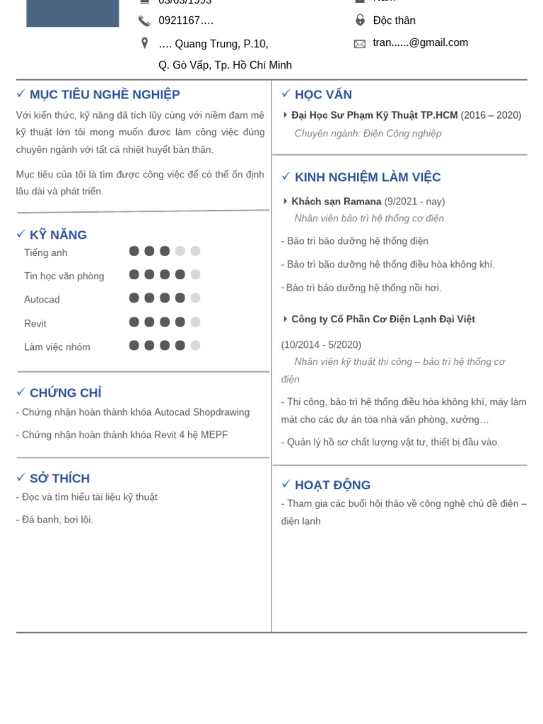 CV Form 10-2021 | PDF