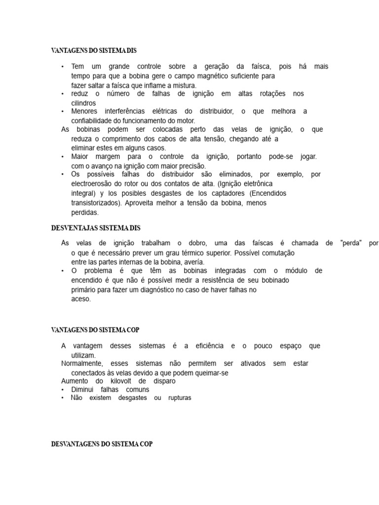 Vantagens Do Sistema Dis | PDF
