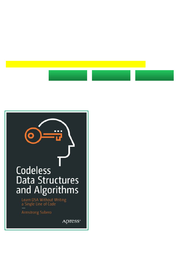 Codeless Data Structures and Algorithms: Learn DSA Without Writing a ...