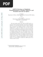 ABCD Matrices As Similarity Transformations of Wigner Matrices and Periodic Systems in Optics