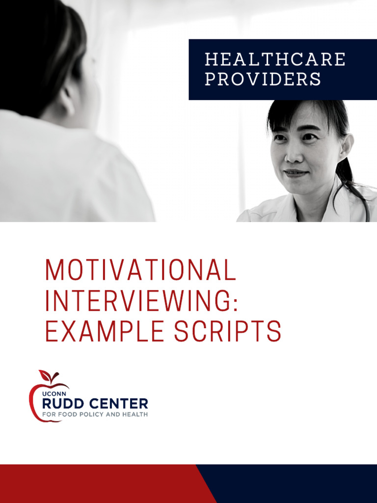 Motivational Interviewing Example Scripts 1 1 | PDF | Psychology ...