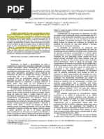 CONTRIBUIÇÃO DE COMPONENTES DE RENDIMENTO NA PRODUTIVIDADE POLINIZAÇÃO ABERTA EM MILHO