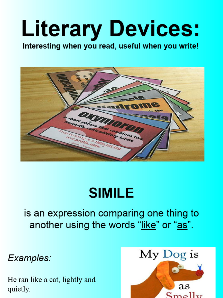 Essential Literary Devices Explained | PDF | Narration | Plot (Narrative)