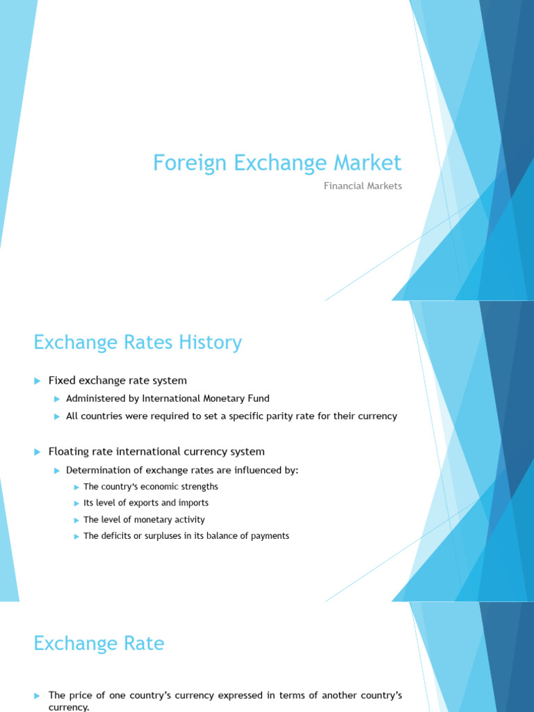 Understanding Foreign Exchange Markets | PDF | Exchange Rate | Balance ...