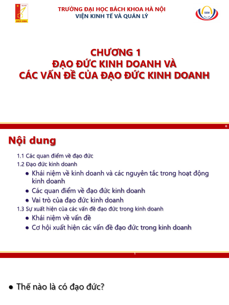 c1 - Ddkd Và Các Vấn Đề Dđkd | PDF