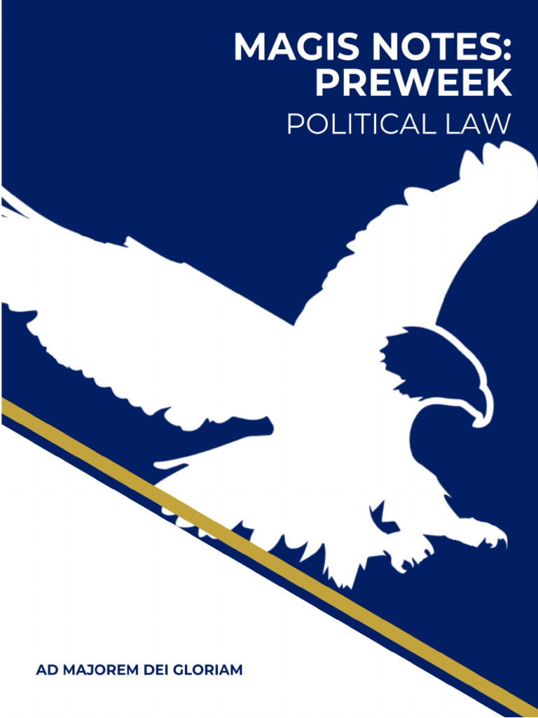 2024 ALS Political Law Pre Week Reviewer Unlocked | PDF ...