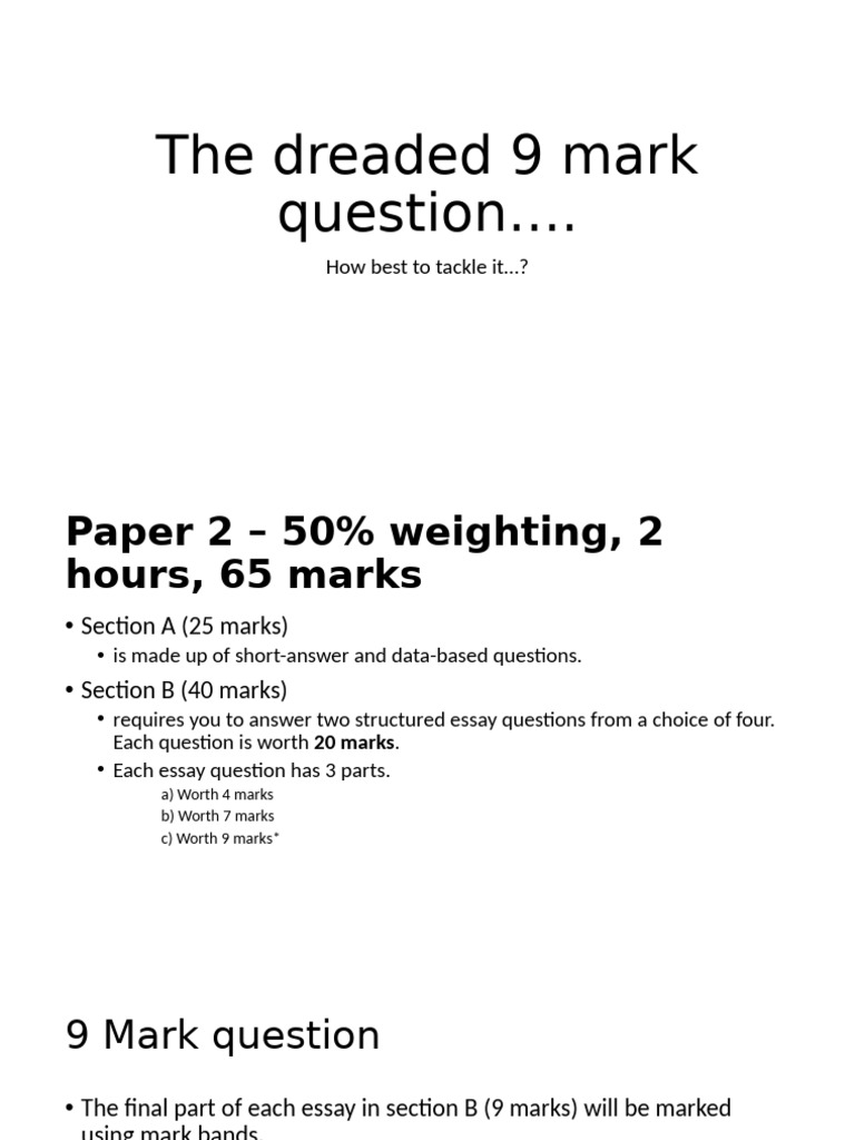 The Dreaded 9 Mark Question. | PDF | Fertilizer | Agriculture