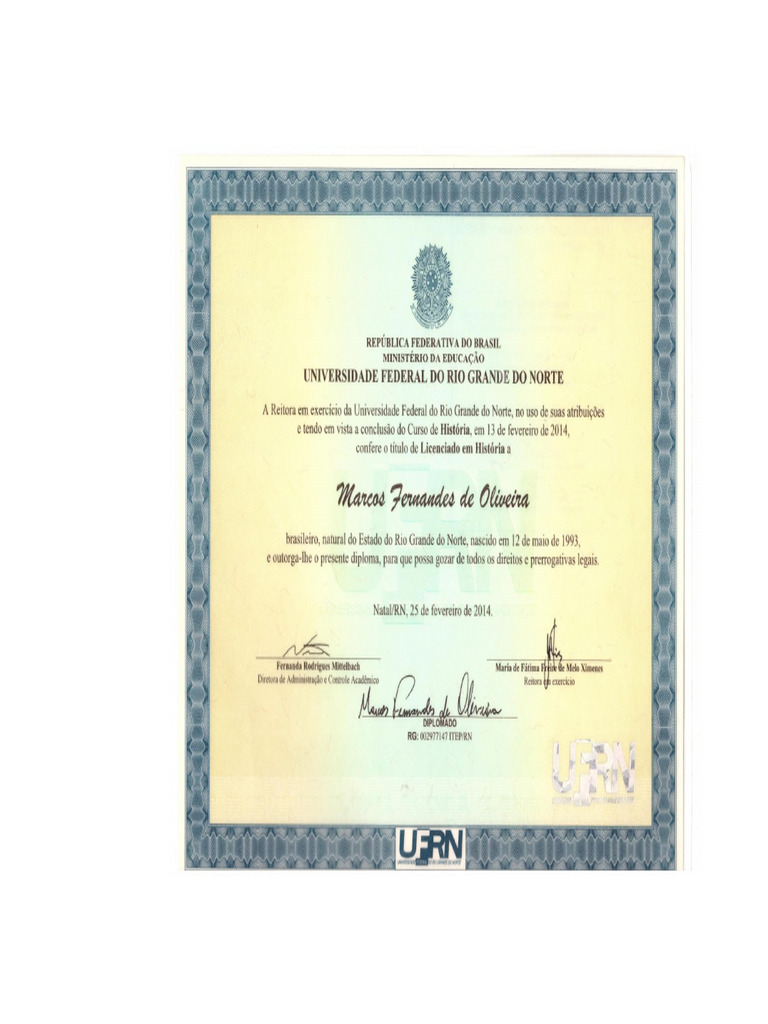 Diploma de Gradua%C3%A7%C3%A3o Hist%C3%B3rico Escolar Da Gradua%C3%A7 ...