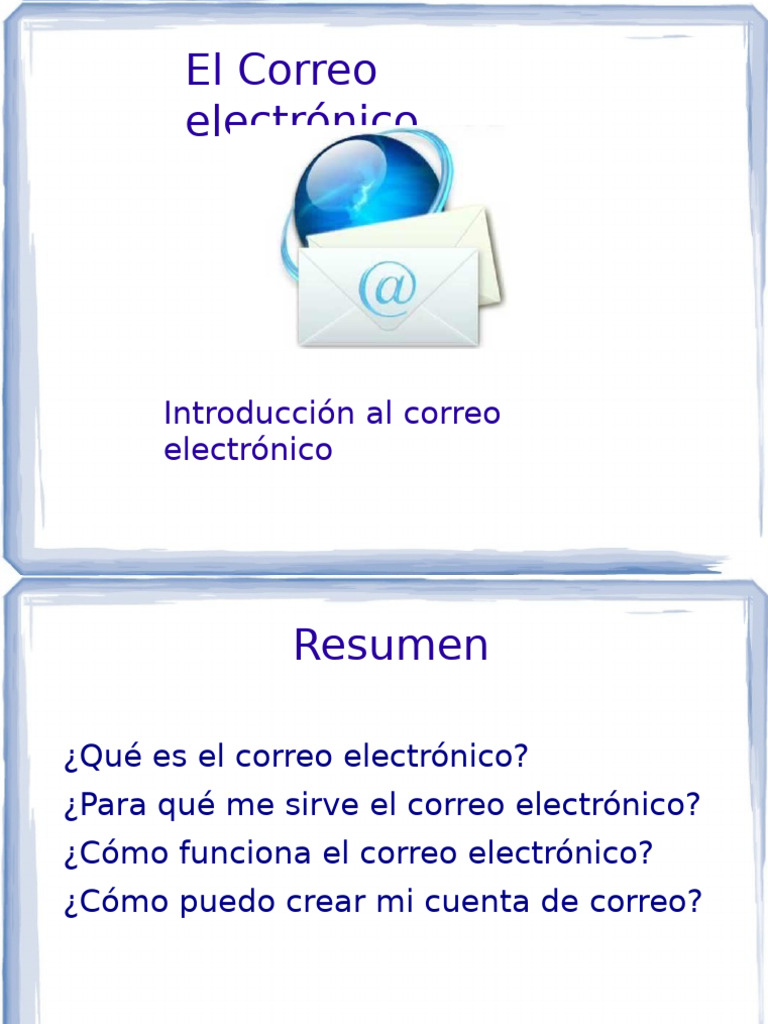 Guía para crear una cuenta de correo electrónico | PDF | Comunicación ...