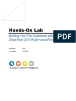 Hands-On Lab: Building Your First Dashboard With Sharepoint 2010 Performancepoint Services