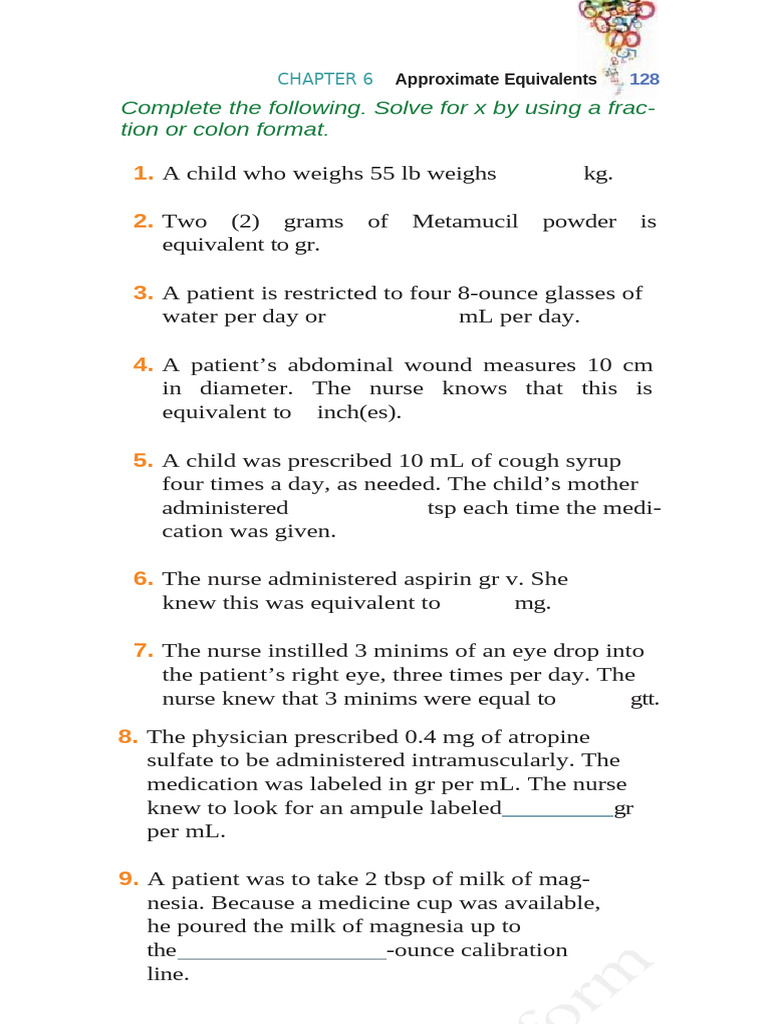 5 BOOK Maths Practicew Sums | PDF | Medicine | Pharmacy