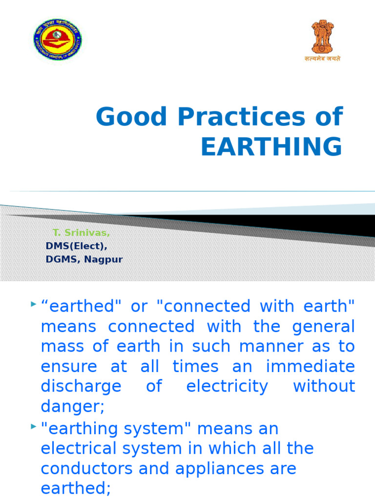 Best Practices for Earthing Systems | PDF | Electrical Components ...