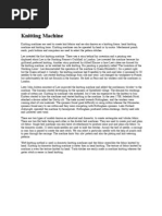 Download Knitting Machine by Knitting SN954664 doc pdf