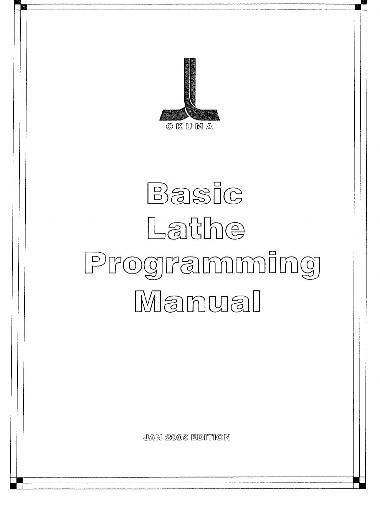 CNC Lathe Programming Guide | PDF | Crafts | Tools
