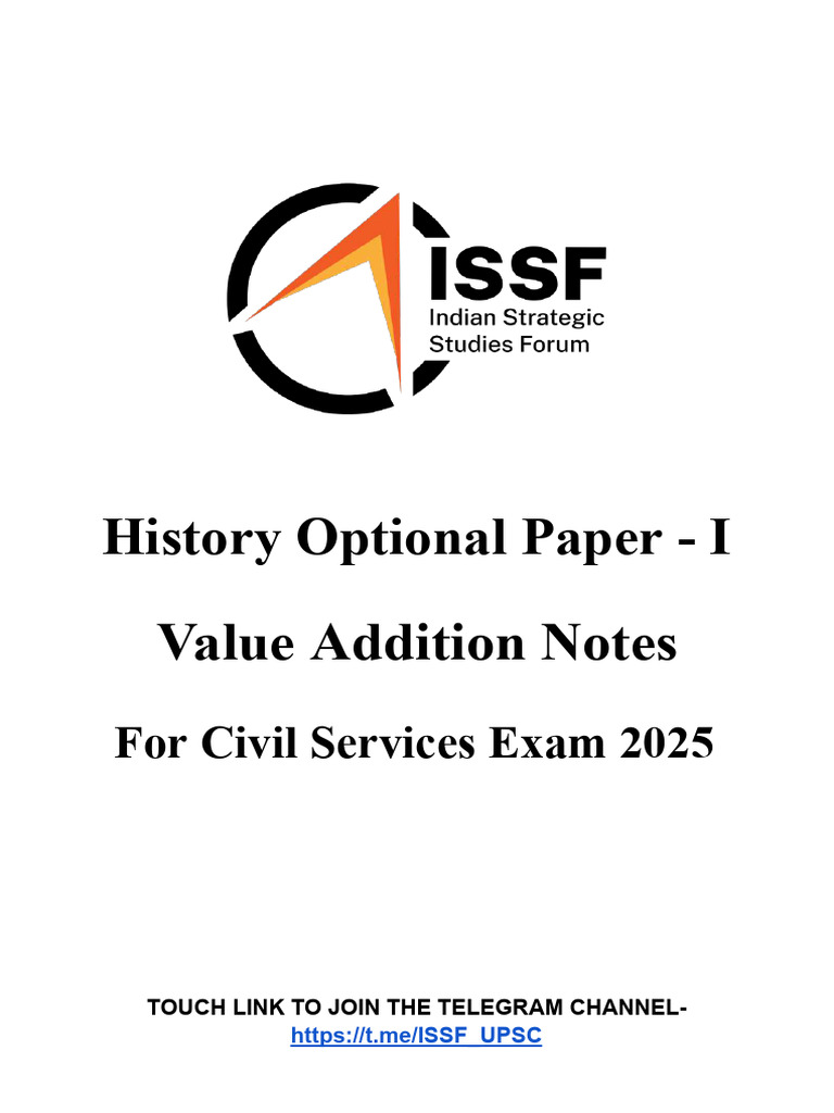 History Optional Paper I Notes for UPSC | PDF | Coins