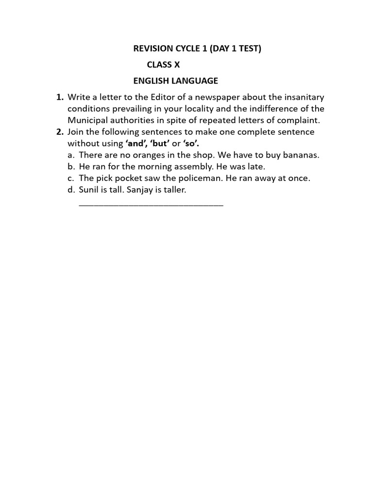 Eng1 Rev test 1 | PDF