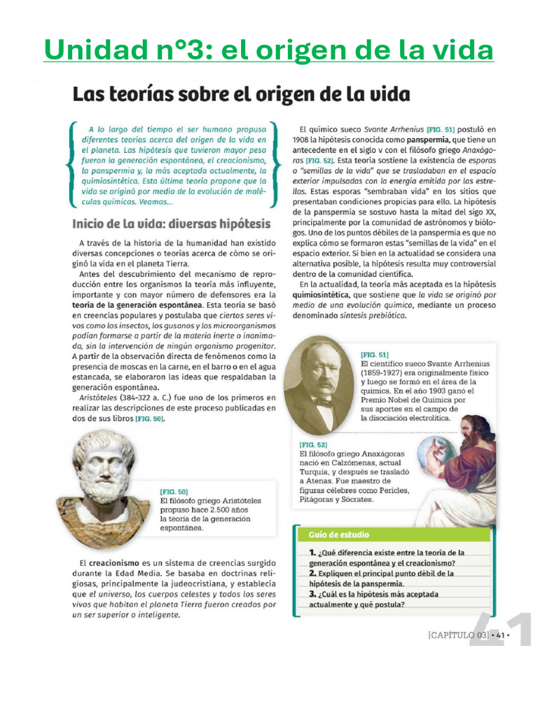 BLG 2 Unidad N°3 El Origen de La Vida | PDF