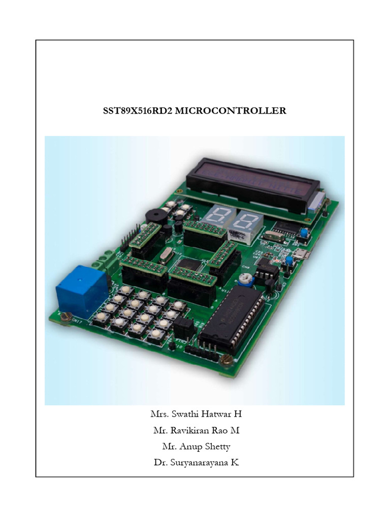 EE2003-1 MC Architecture Notes | PDF | Microcontroller | Embedded System