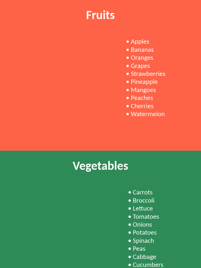 Food Classification Slides | PDF