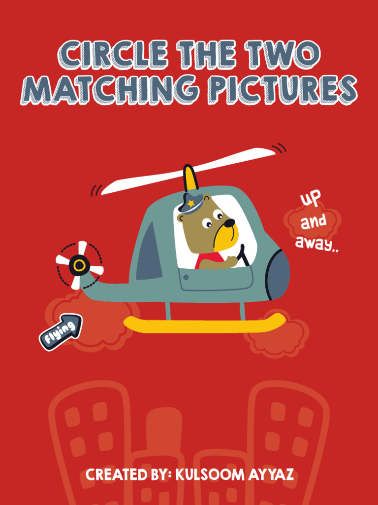 Circle The Two Matching Pictures | PDF